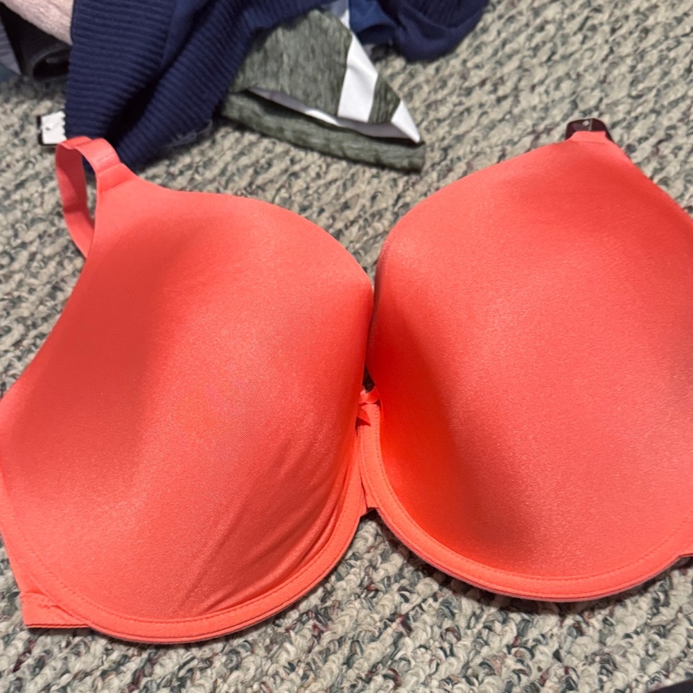 Secret Treasures Vibrant Coral Bra